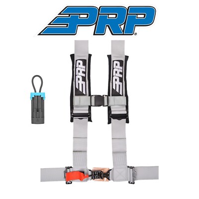 PRP Gray 4-Point 3'' Harness/Seat Belt Bypass Connector For Polaris & Can-Am