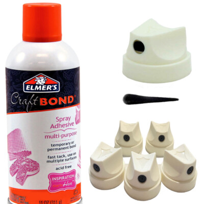 5 Spray Caps for Elmer's Multi-Purpose Spray Adhesive - NO CAN