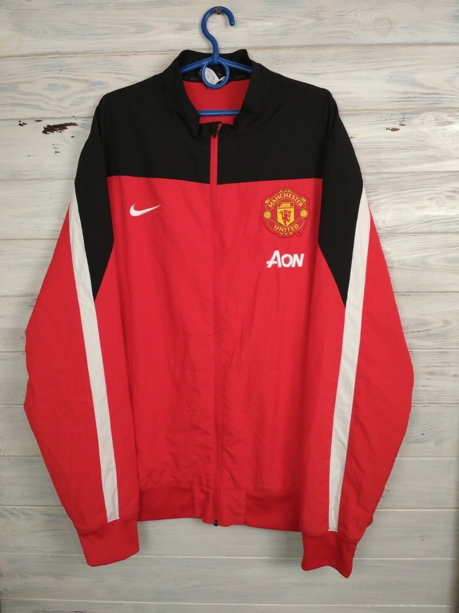 Manchester United Jacket Size XXL Mens Red Football Full Zip Manchester United Jacket Size XXL Mens Red Football Full Zip