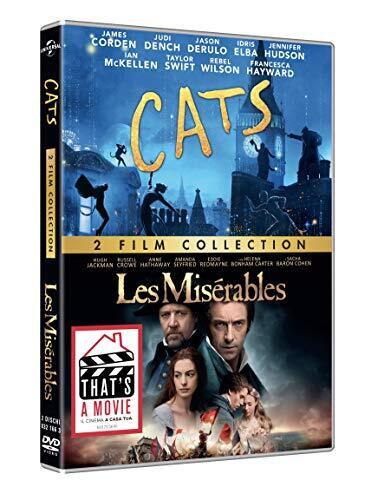 Cats + Les Miserables (DVD) Hugh Jackman Russell Crowe James Corden Judi Dench - Picture 1 of 1