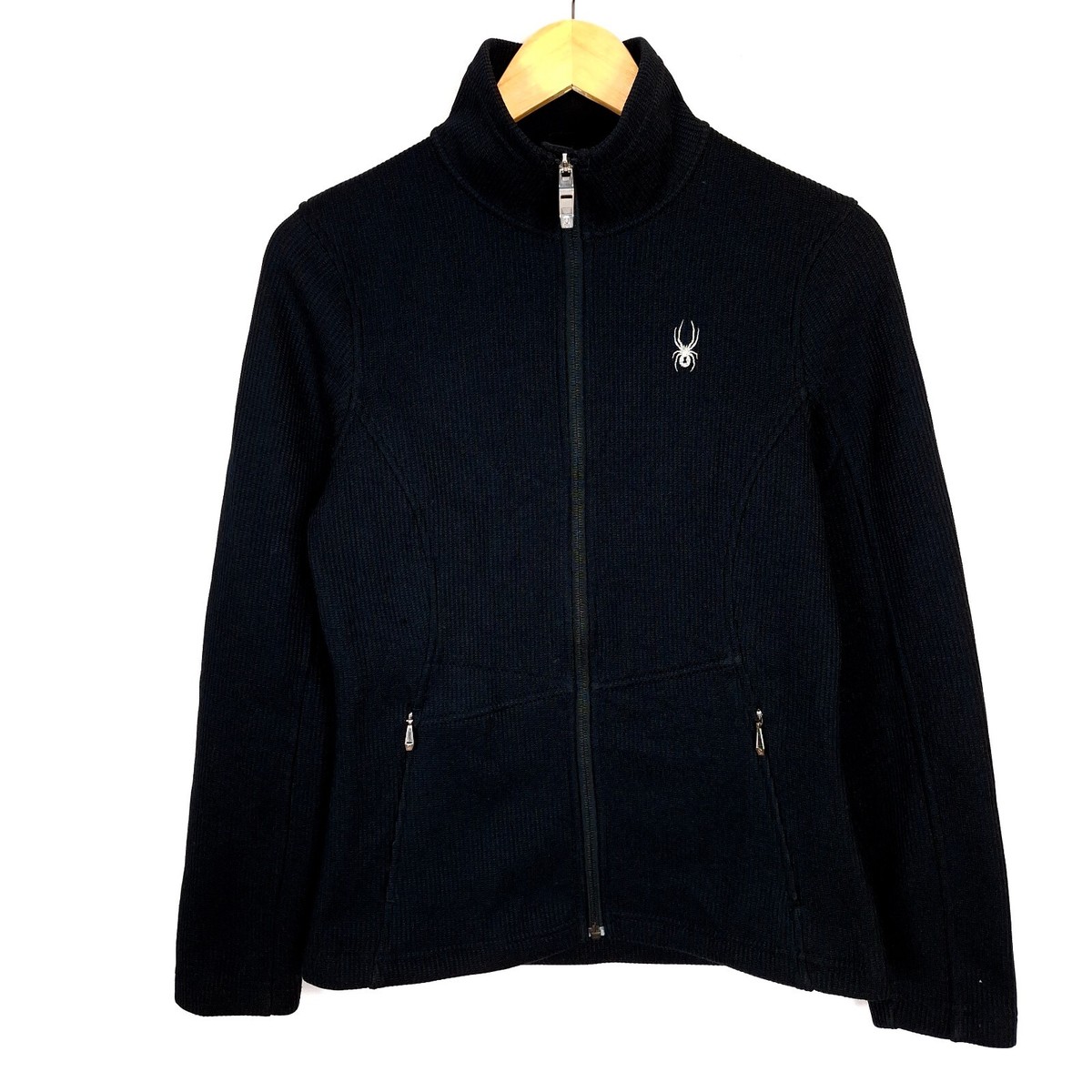 Gilet Doudoune Spyder Femme - Noir Taille M - Capuche Isotherme Et Rembourrage Polyester