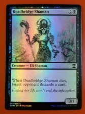 1x Deadbridge Shaman  FOIL  Eternal Masters  MTG Magic Cards