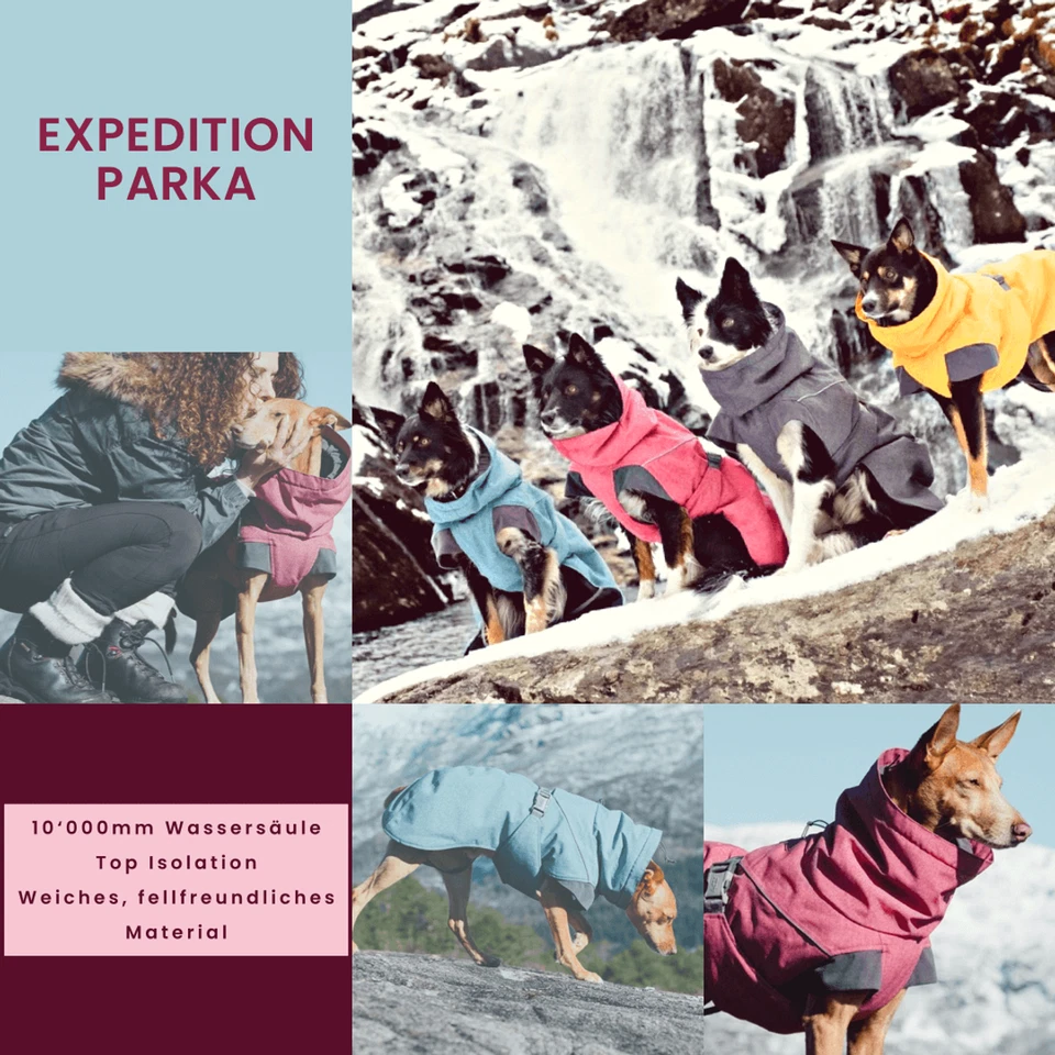 Hurtta Expedition Wintermantel Parka Hundemantel Hundejacke div. Größen & Farben