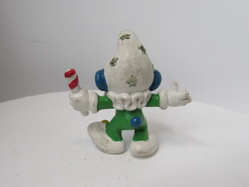 Figura 1977 Jokey/Bufón/Payaso SMURF PVC Vintage Peyo/Schleich #KG-54 Foto 4 de 4