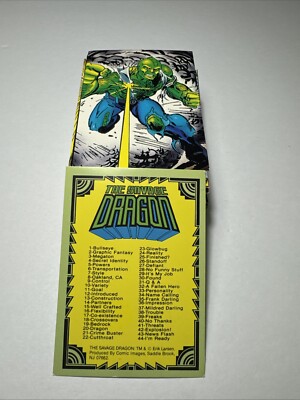 1992 Comic Images Savage Dragon Trading Card Set Complete Base + 4 Foils