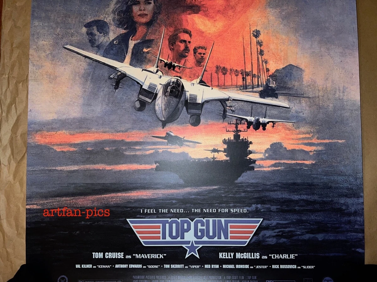 Top Gun - Movie Poster (I Feel The Need The Need For Speed) (Size: 24 X  36)