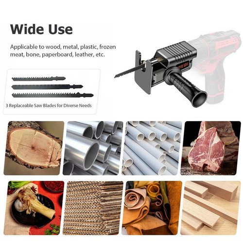 Portable Reciprocating Saw Adapter Electric Drill JigsawPower Wood Tools S6Z2 - Picture 13 of 14