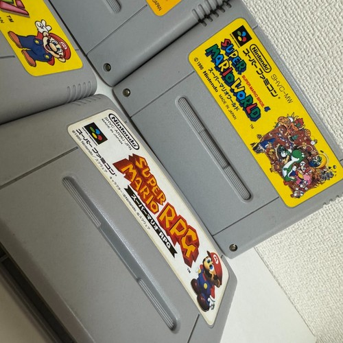 Lot 4 SUPER MARIO KART WORLD Collection RPG Super Famicom Tested SNES Japan - Picture 3 of 7