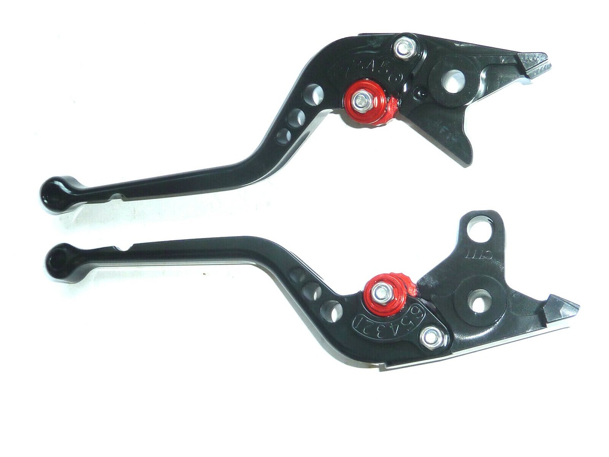 べいべい KAWASAKI ZX11 1990-2001 LONG BLACK BRAKE AND CLUTCH LEVER ROAD