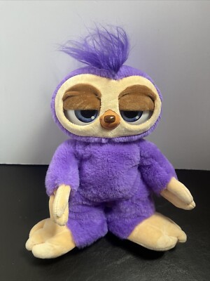Zuru Pets Alive Purple FIFI The Flossing Sloth Dancing Plush Needs Batteries