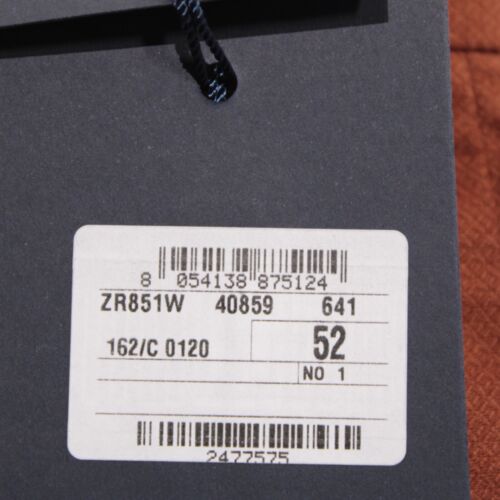 Incotex NWT Chinos / Casual Pants Size 52 (36 US) In Solid Orange Cotton Blend - Picture 4 of 17