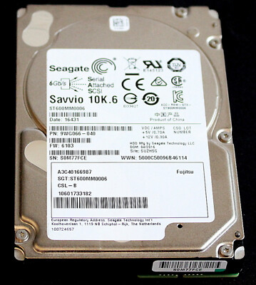 Seagate ST600MM0006 10k.6 HDD SAS Festplatte 2.5'' 600GB