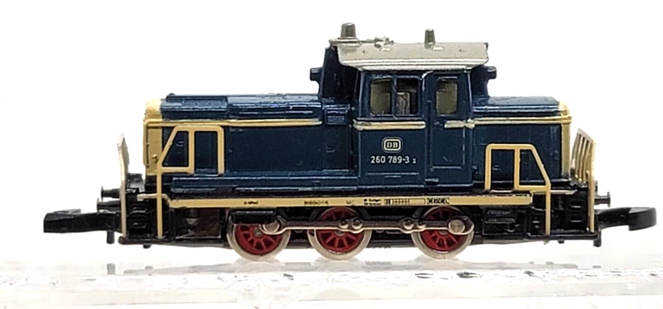 Marklin Z 8804 BR 260 789-3 Diesel Loco 5-pole DB (tested) jewel case #2 - Image 2 of 4