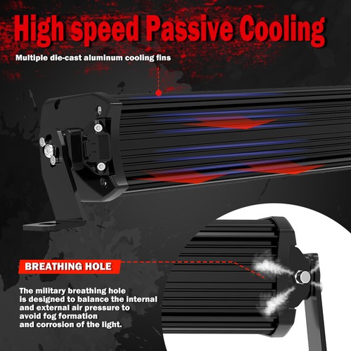Dual Row laser 22" 32" 42" Off road led light bar Driving lamp SUV 4WD 4X4 Truck - Picture 7 of 17