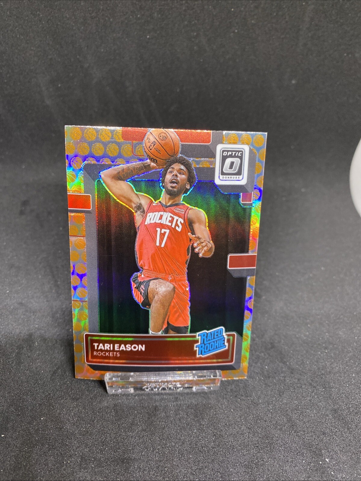 TARI EASON 2022-23 Donruss Optic Basketballs Parallel #203 Rookie Rockets RARE