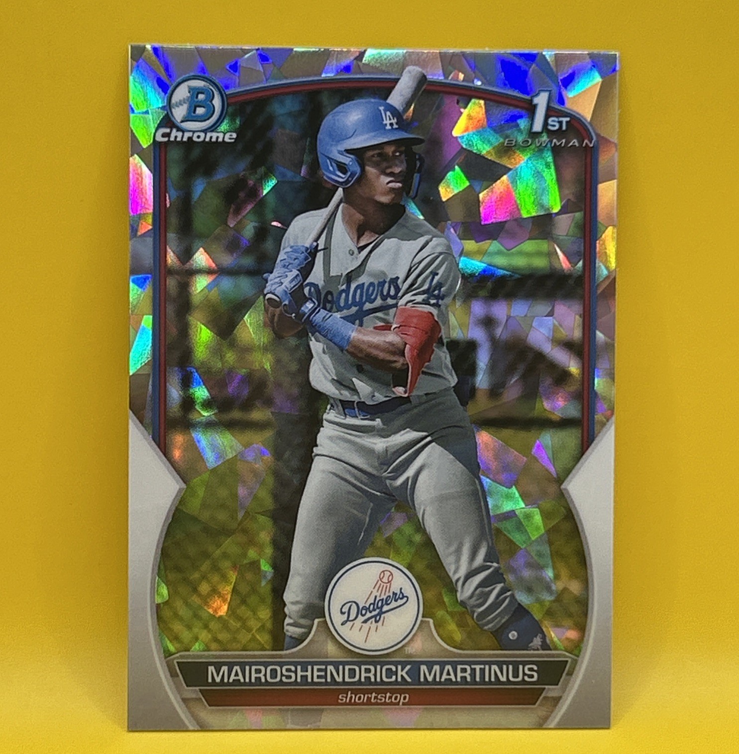 2023 Bowman Chrome  Mairoshendrick Martinus #BCP-55 Atomic Refractor Dodgers