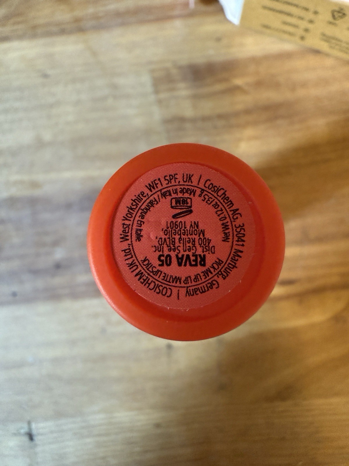 Gen See Pick Me Up Lip Matte Lipstick- Reva New in Box *Has Smudge On Lipstick*