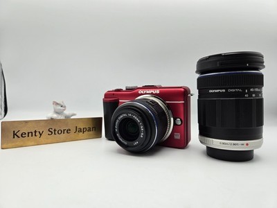 [MINT / 81 shots] OLYMPUS PEN E-PL1s + 2Lenses(14-42/40-150) From Japan