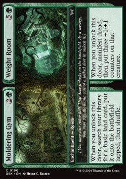 Magic/MTG Moldering Gym // Weight Room DSK-190 Common Englisch NM Foil