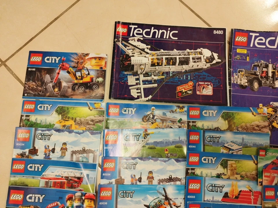 Gross Lot 60 Notice Lego - Certains anciens. Lego Technic, Lego City, Lego Creat - Photo 2/4