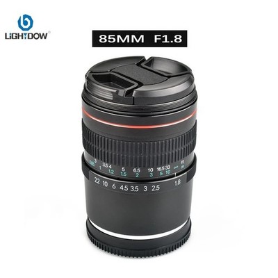 Lightdow 85mm f/1.8 Full Frame Manual Prime Lens for Canon R Series RF Camera