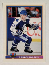 1991-92 Bowman #162 Aaron Broten