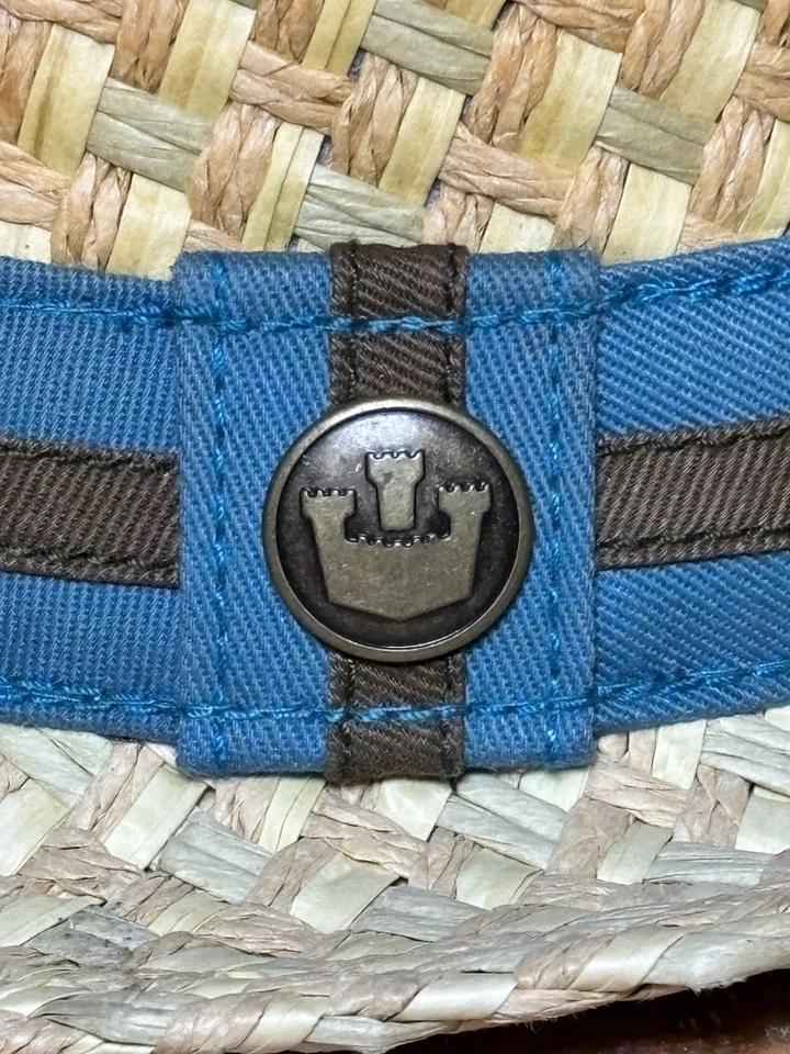 Goorin Bros Woven Paper Straw Trilby Fedora Hat Mens Medium - Image 4 of 4