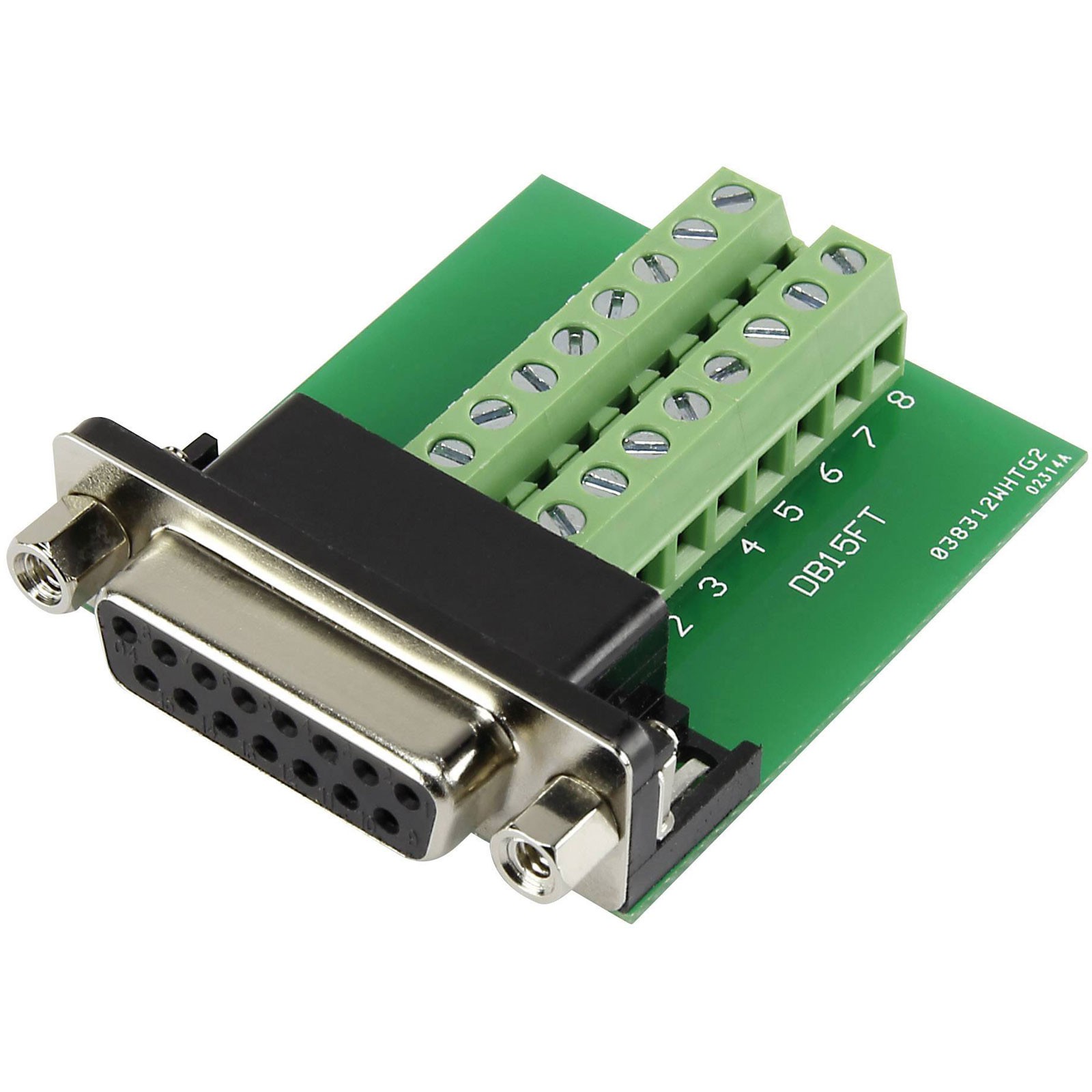 TruComponents D-SUB socket 90 ° Pins: 15 Screws