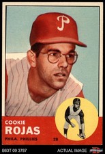 1963 Topps #221 Cookie Rojas Phillies RC 6.5 - EX/MT+