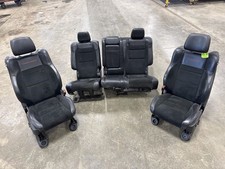 11-17 Grand Cherokee Trailhawk Complete Leather Seat Set Trim Xc Ruby Redblack