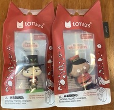 LOT OF 2 Audio figurine Tonie AUDIOBOOK w/ Music 3-5 CHRISTMAS TONIES