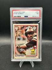 1978 O-PEE-CHEE #154 EDDIE MURRAY ROOKIE RC PSA 7