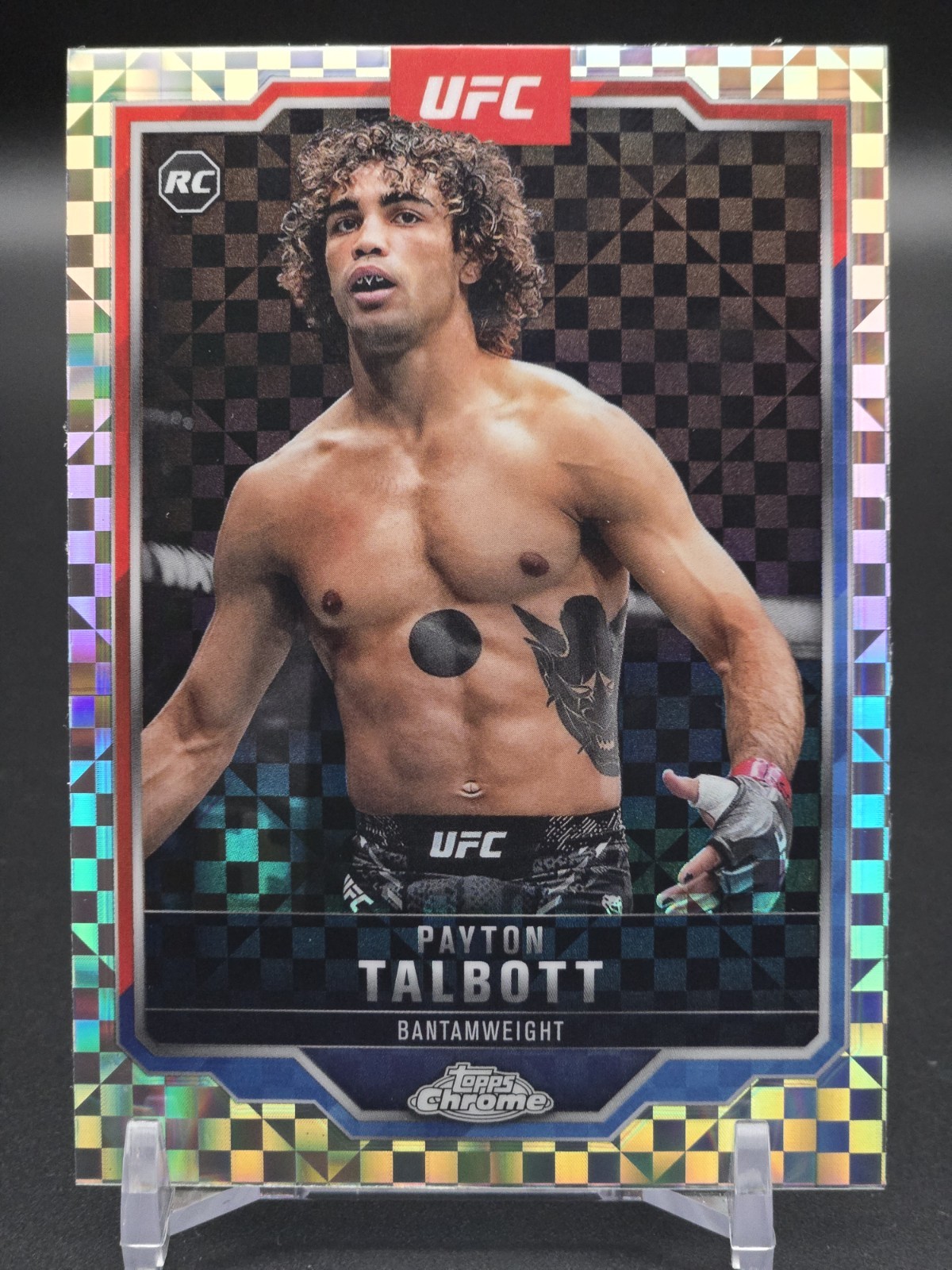 2025 Topps Chrome UFC Payton Talbott #141 X-Fractor (RC) 🔥