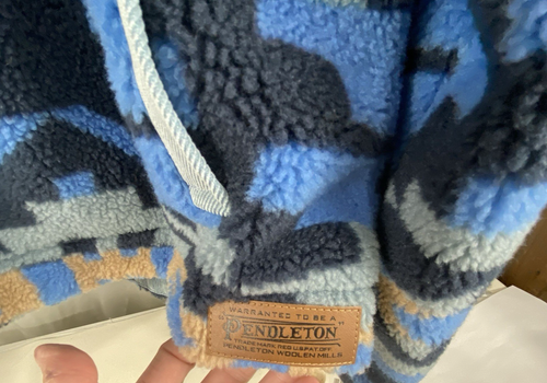 NWT Pendleton Angelica Carico Lake Snap Front Fleece Jacket Corduroy Trim XXL - Picture 5 of 24