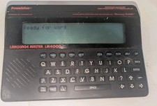Franklin Language Master LM4000 Talking Pronouncing Dictionary Thesaurus Tested