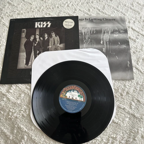 KISS DRESSED TO KILL LP US Orig'75 Casablanca NBLP-7016 WITH WHITE HYPE STICKER