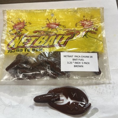 NETBAIT PACA CHUNK SENIOR 3.25'' BROWN 5 pk FISHING LURE FAST SHIPPING