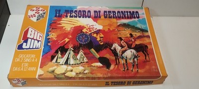 DER SCHATZ DES GERONIMO - BIG JIM - BRETTSPIEL - BESCHREIBUNG LESEN