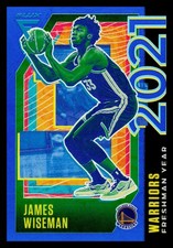2020-21 Flux Freshman Year Blue /99 Rookie #2 James Wiseman Warriors