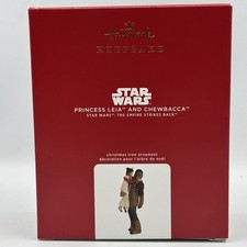 2020 Hallmark Keepsake Star Wars Princess Leia and Chewbacca Empire Strikes Back