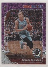 2019 Panini NBA Hoops Premium Stock Purple Disco Prizm Duncan Robinson #262 9ij