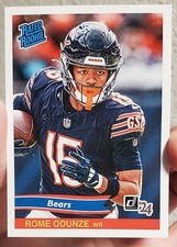 ROME ODUNZE 2024 Panini Instant RC NFL RATED ROOKIE RETRO CHICAGO BEARS PR/890