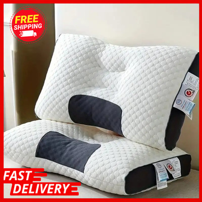 Orthopedic neck pillow spa massage pillow for home sleep