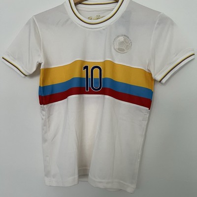 Camisa Soccer Colombia #10 Size KIDS 24.      Talla de niños 24. 