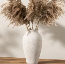 Ceramic Flower Vase Home Decor - Large Tall Farmhouse Table Vases Rustic Vint...