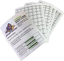 Archery - Extended Range Replacement Sight Tape/Yardage Tapes