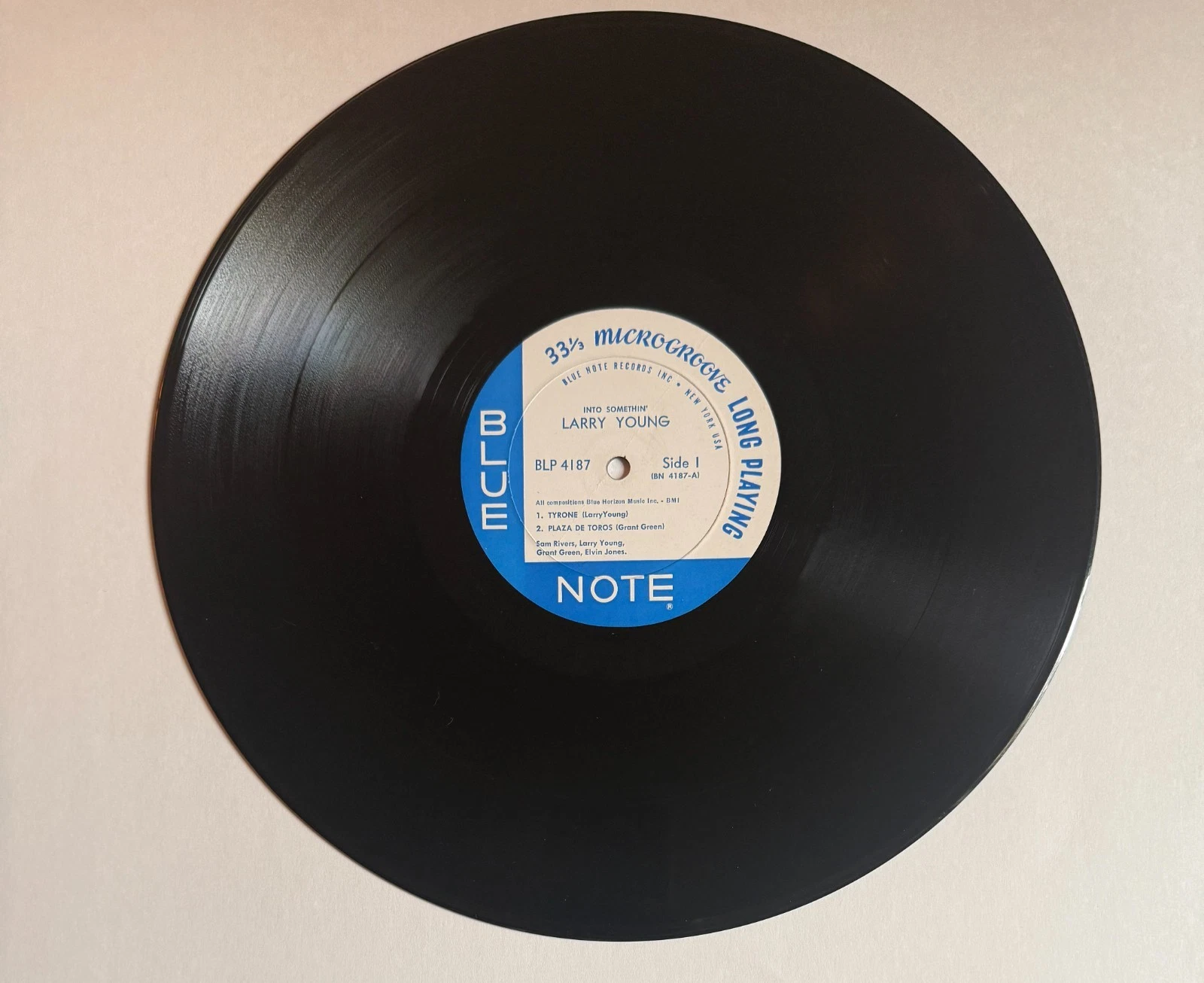 LARRY YOUNG-INTO SOMETHIN’ BLUE NOTE BLP4187 MONO EAR VAN GELDER 1st ED - product detail image 5