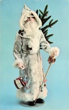 Christmas Santa Lewis Sorensen Doll Father Frost Brea California Postcard H59