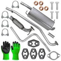 Polmo Abgasrohr Endtopf Auspuff FüR Ford Fiesta 5 V MK5 1.4 Tdci 01-05
