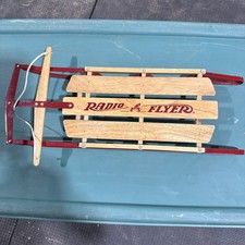 16 In Radio Flyer Sled Decoration Collectible